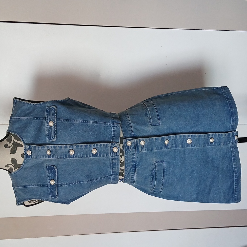 House Of Harlow Two Piece Denim Set